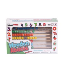 KM5632 Ahşap Abaküs -Kumtoys