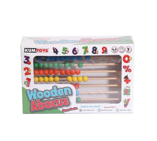 KM5632 Ahşap Abaküs -Kumtoys KM5632 Ahşap Abaküs -Kumtoys