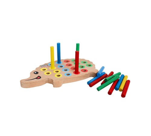 KM5655 Ahşap Kirpi Bultak -Kumtoys KM5655 Ahşap Kirpi Bultak -Kumtoys