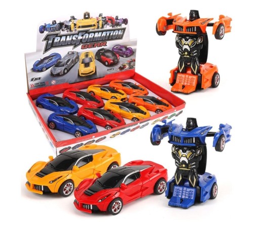 KNS-2019-3 Sürtmeli Robota Dönüşen Araba -Vardem Oyuncak KNS-2019-3 Sürtmeli Robota Dönüşen Araba -Vardem Oyuncak