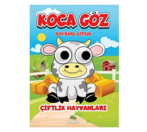 Koca Göz Çiftlik Hayvanları Boyama Kitabı Koca Göz Çiftlik Hayvanları Boyama Kitabı