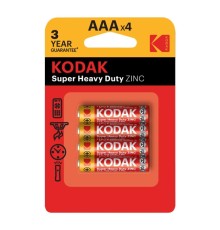 Kodak Çinko Karbon Blister İnce Pil 4lü AAA