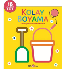 Kolay Boyama Deniz Oyuncakları Resim Kitabım