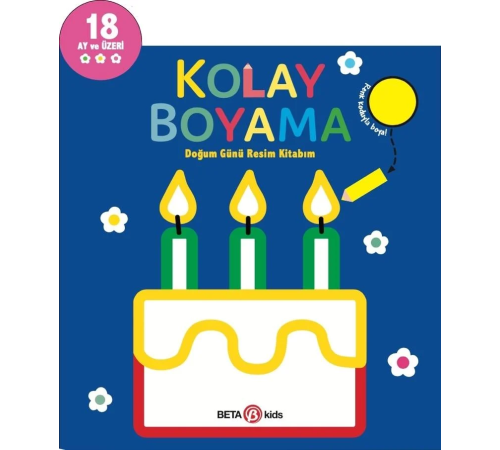 Kolay Boyama Doğum Günü Resim Kitabım Kolay Boyama Doğum Günü Resim Kitabım