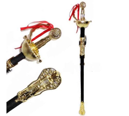Kostüm Partisi Plastik Zararsız Zorro Kılıcı Şövalye Kılıcı 62 cm Kostüm Partisi Plastik Zararsız Zorro Kılıcı Şövalye Kılıcı 62 cm