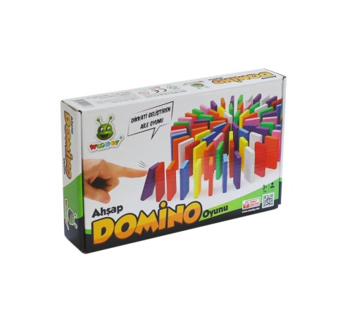 KR116 Ahşap Domino Oyunu -Karsan Oyuncak KR116 Ahşap Domino Oyunu -Karsan Oyuncak