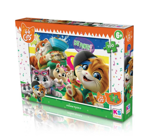 KS Games 44 Cats 100 Parça Puzzle KS Games 44 Cats 100 Parça Puzzle