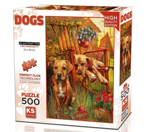 KS Games Up and Down Time Puzzle 500 Parça 20067 KS Games Up and Down Time Puzzle 500 Parça 20067