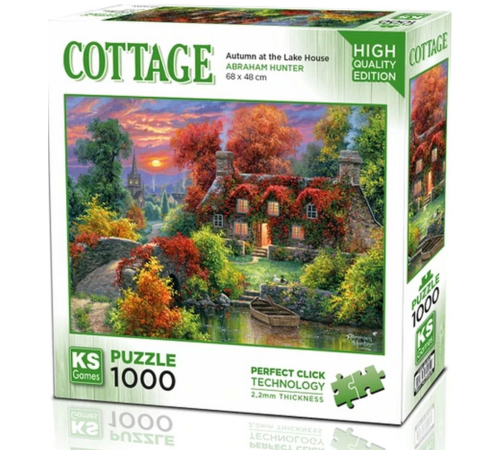 KS Games Autumn at The Lake House Puzzle 1000 Parça KS Games Autumn at The Lake House Puzzle 1000 Parça
