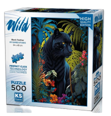 KS Games Black Panther with Puzzle 500 Parça 20071