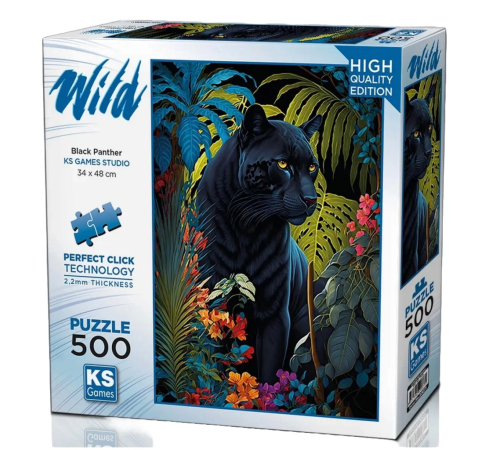 KS Games Black Panther with Puzzle 500 Parça 20071 KS Games Black Panther with Puzzle 500 Parça 20071