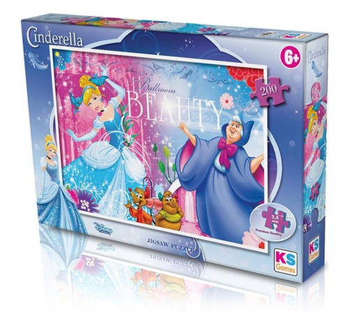 Ks Games Cinderella Puzzle 200 Parça Ks Games Cinderella Puzzle 200 Parça