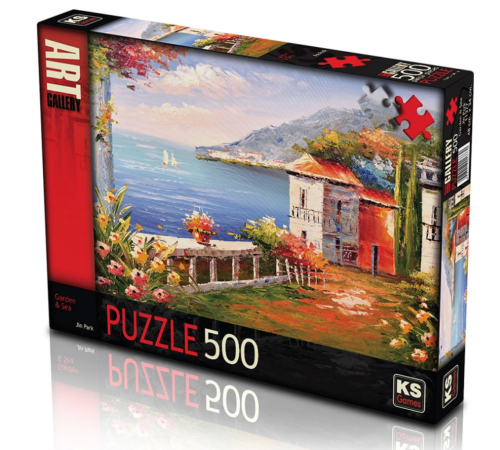 KS Games Garden & Sea Jin Park Puzzle 500 Parça 20058 KS Games Garden & Sea Jin Park Puzzle 500 Parça 20058