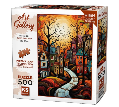 KS Games Houses Puzzle 500 Parça 20076 KS Games Houses Puzzle 500 Parça 20076