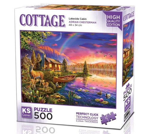 KS Games Lakeside Cabin Puzzle 500 Parça 20063 KS Games Lakeside Cabin Puzzle 500 Parça 20063