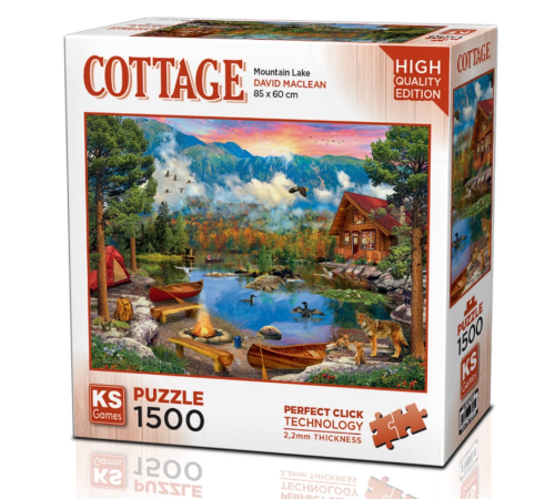 KS Games Mountain Lake Puzzle 1500 Parça 22036 KS Games Mountain Lake Puzzle 1500 Parça 22036