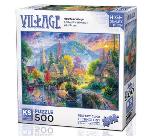 KS Games Mountain Village Puzzle 500 Parça 20046 KS Games Mountain Village Puzzle 500 Parça 20046