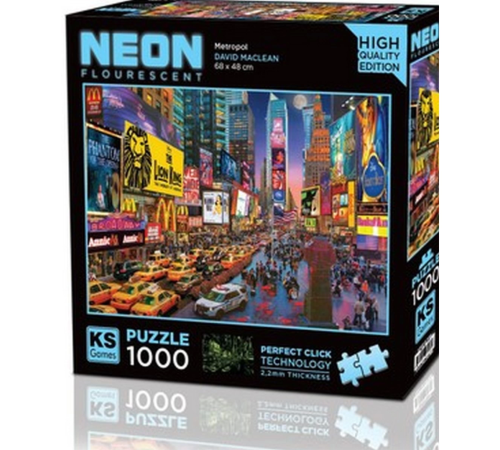 KS Games Neon Dawn Tryst Puzzle 1000 Parça 20765 KS Games Neon Dawn Tryst Puzzle 1000 Parça 20765