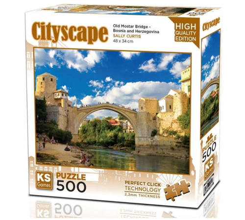 Ks Games Old Mostar Bridge Bosna-Hersek Puzzle 500 Parça Ks Games Old Mostar Bridge Bosna-Hersek Puzzle 500 Parça