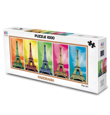 KS Games Panoramik Pop Art Paris Antony Matos 1000 Parça Panorama Puzzle