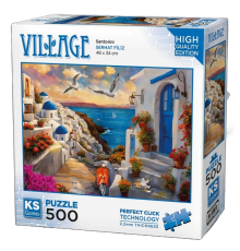 KS Games Santorini Greece Puzzle 500 Parça 20074