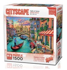 KS Games Sights of Venice Puzzle 1500 Parça 22029