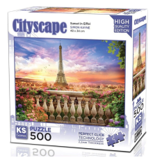 KS Games Sunset in Eiffel Puzzle 500 Parça 20066