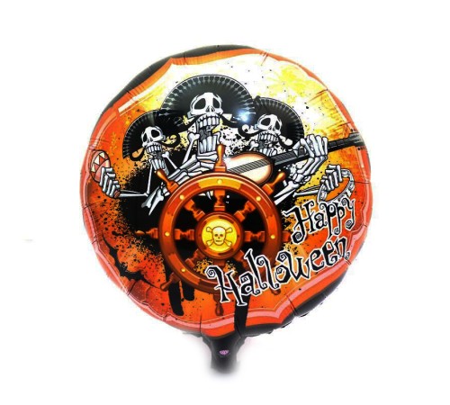 Kuru Kafalı Korsanlar Halloween Şekilli Folyo Balon 45 cm Kuru Kafalı Korsanlar Halloween Şekilli Folyo Balon 45 cm