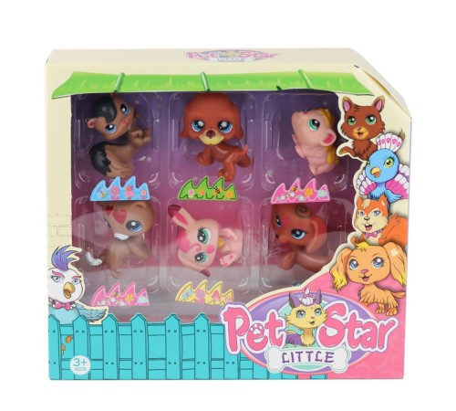 KZL-3046A2 Pet Star 6'lı Miniş Seti -Kızılkaya Oyuncak