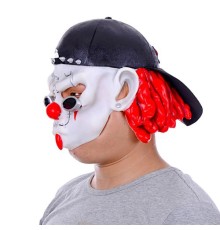 Lateks Şapkalı Gözlüklü Beyaz Maske