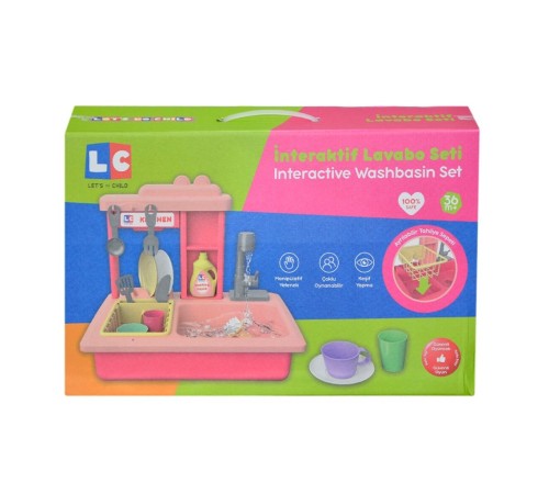 LC-30916 Let's be Child - Pilli İnteraktif Lavabo Seti 21 Parça