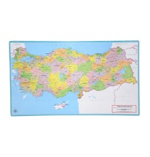 LCSH001 Laço Siyasi Harita Çerçeveli Puzzle