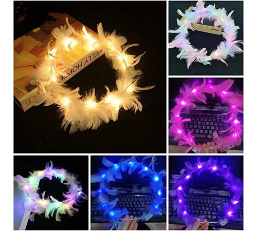Led Işıklı Rengarenk Yanan 3 Fonksiyonlu Otrişli Parti Tacı Pembe Renk 12x12 cm Led Işıklı Rengarenk Yanan 3 Fonksiyonlu Otrişli Parti Tacı Pembe Renk 12x12 cm
