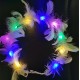 Led Işıklı Rengarenk Yanan 3 Fonksiyonlu Otrişli Parti Tacı Renkli 12x12 cm