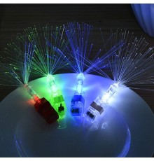 Led Işıklı Renkli Püsküllü Parmak Işığı 4 Renk 4 Adet