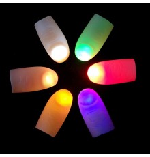 Led Işıklı Renkli Sihirli Parmak Işıklı Parmak Şaka Parmak 1 Adet