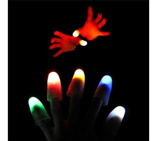 Led Işıklı Renkli Sihirli Parmak Işıklı Parmak Şaka Parmak 1 Adet Led Işıklı Renkli Sihirli Parmak Işıklı Parmak Şaka Parmak 1 Adet