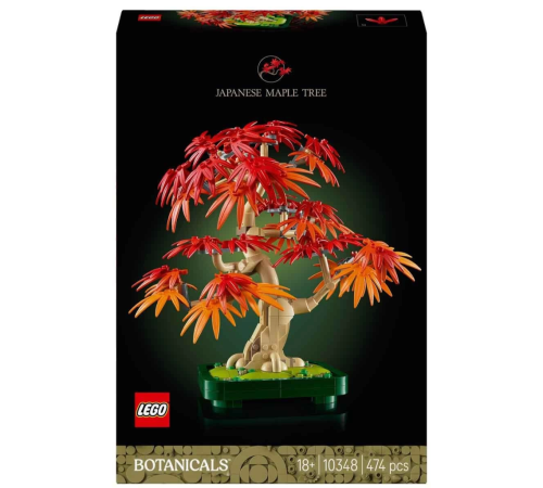 LEGO Botanicals Japon Kırmızı Akçaağaç Bonsai Ağacı 10348