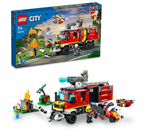 LEGO City İtfaiye Komuta Kamyonu 60374 LEGO City İtfaiye Komuta Kamyonu 60374