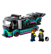 LEGO City Yarış Arabası ve Araba Taşıyıcı Kamyon 60406