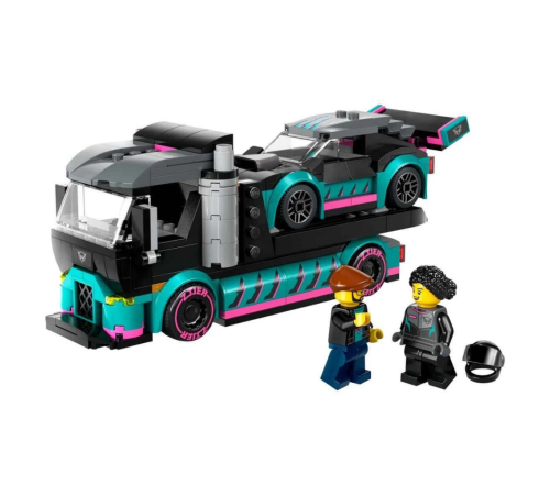 LEGO City Yarış Arabası ve Araba Taşıyıcı Kamyon 60406 LEGO City Yarış Arabası ve Araba Taşıyıcı Kamyon 60406