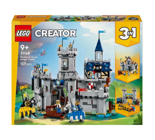 Creator 3'ü 1 Arada Orta Çağ Atlı Şövalye Kalesi 31168 Creator 3'ü 1 Arada Orta Çağ Atlı Şövalye Kalesi 31168