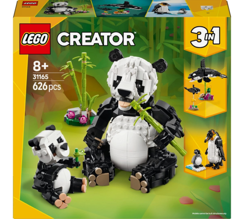 LEGO Creator 3'ü 1 Arada Vahşi Hayvanlar: Panda Ailesi Oyun Seti 31165 LEGO Creator 3'ü 1 Arada Vahşi Hayvanlar: Panda Ailesi Oyun Seti 31165