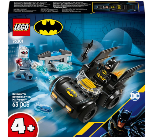 LEGO DC Batman: Batman ve Batmobile, Mr. Freeze’e Karşı Araç Oyun Seti 76301 LEGO DC Batman: Batman ve Batmobile, Mr. Freeze’e Karşı Araç Oyun Seti 76301