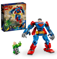 LEGO DC Superman Robotu, Lex Luthor’a Karşı Süper Kahraman Oyuncak Figürü 76302