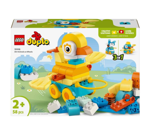 LEGO DUPLO Kasabası 3’ü 1 Arada Tekerlekli Hayvanlar 10448 LEGO DUPLO Kasabası 3’ü 1 Arada Tekerlekli Hayvanlar 10448