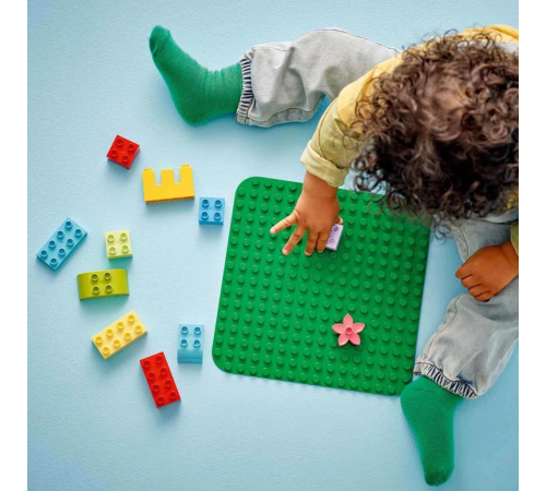 LEGO DUPLO Yeşil Yapım Plakası 10460