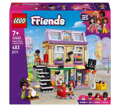 LEGO Friends Müzik Mağazası ve Daire 42653 LEGO Friends Müzik Mağazası ve Daire 42653