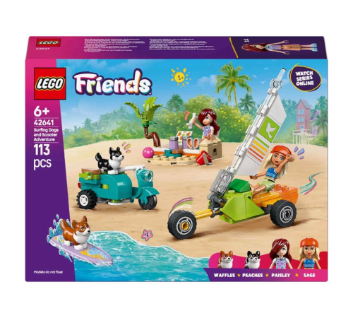LEGO Friends Sörfçü Köpekler ve Scooter Macerası 42641