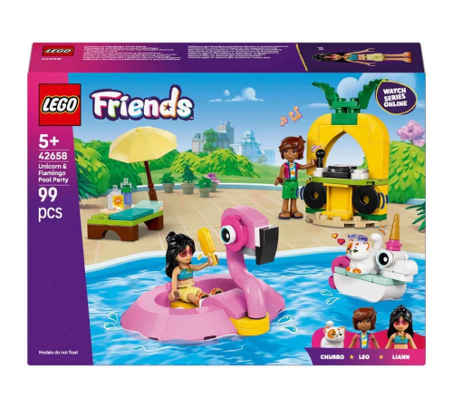 LEGO Friends Tek Boynuzlu At ve Flamingo Havuz Partisi 42658 LEGO Friends Tek Boynuzlu At ve Flamingo Havuz Partisi 42658